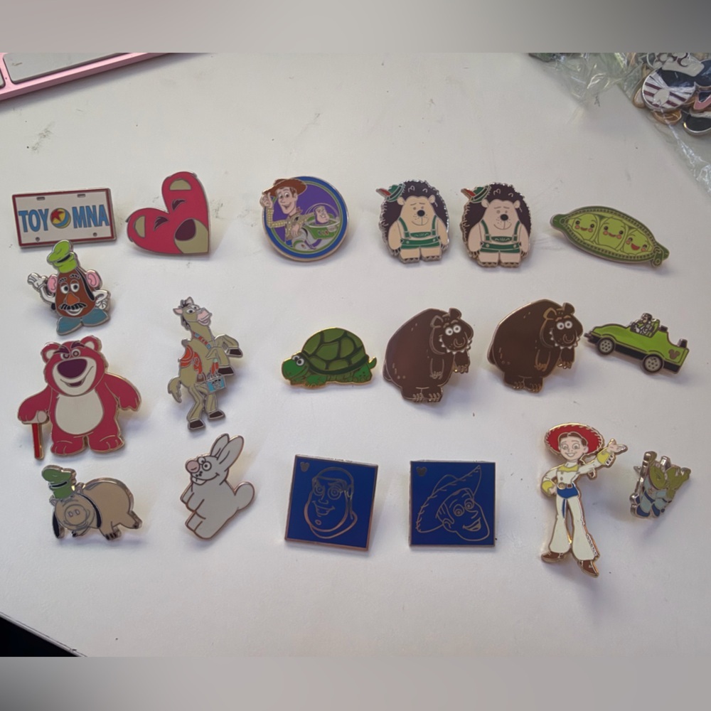 Authentic Disney Toy Story Miscellaneous Set of 19 Pins